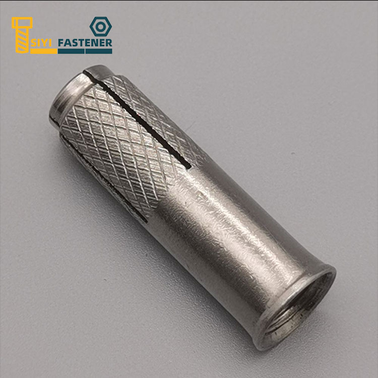 Stainless Steel Drop di Jangkar dengan Knurling dan Bibir
