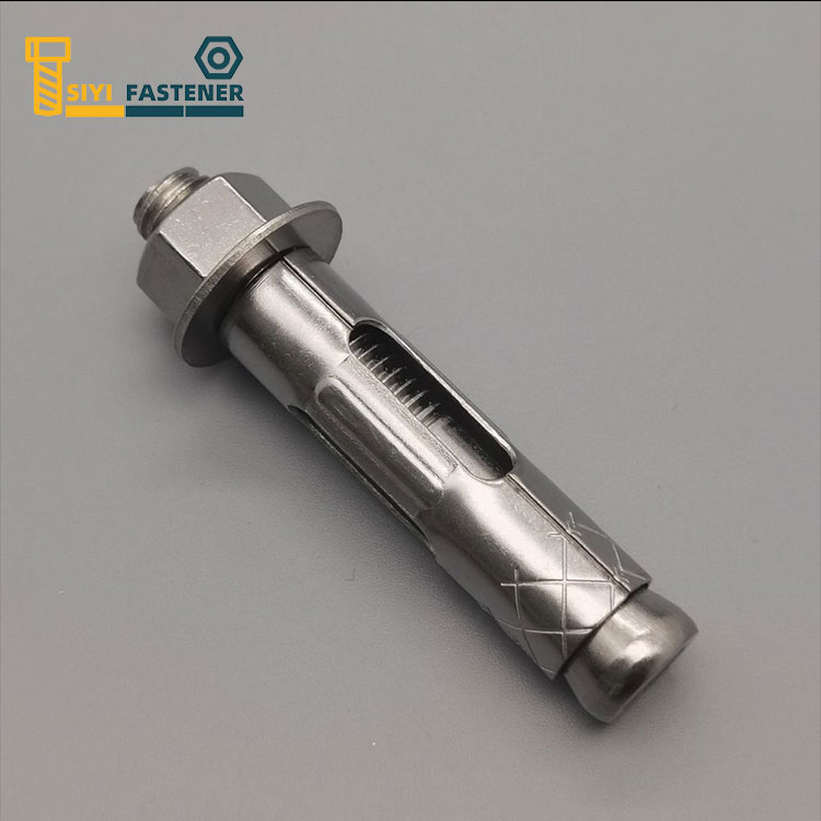 Jangkar Lengan Stainless Steel dengan Hex Nut dan Flat Washer